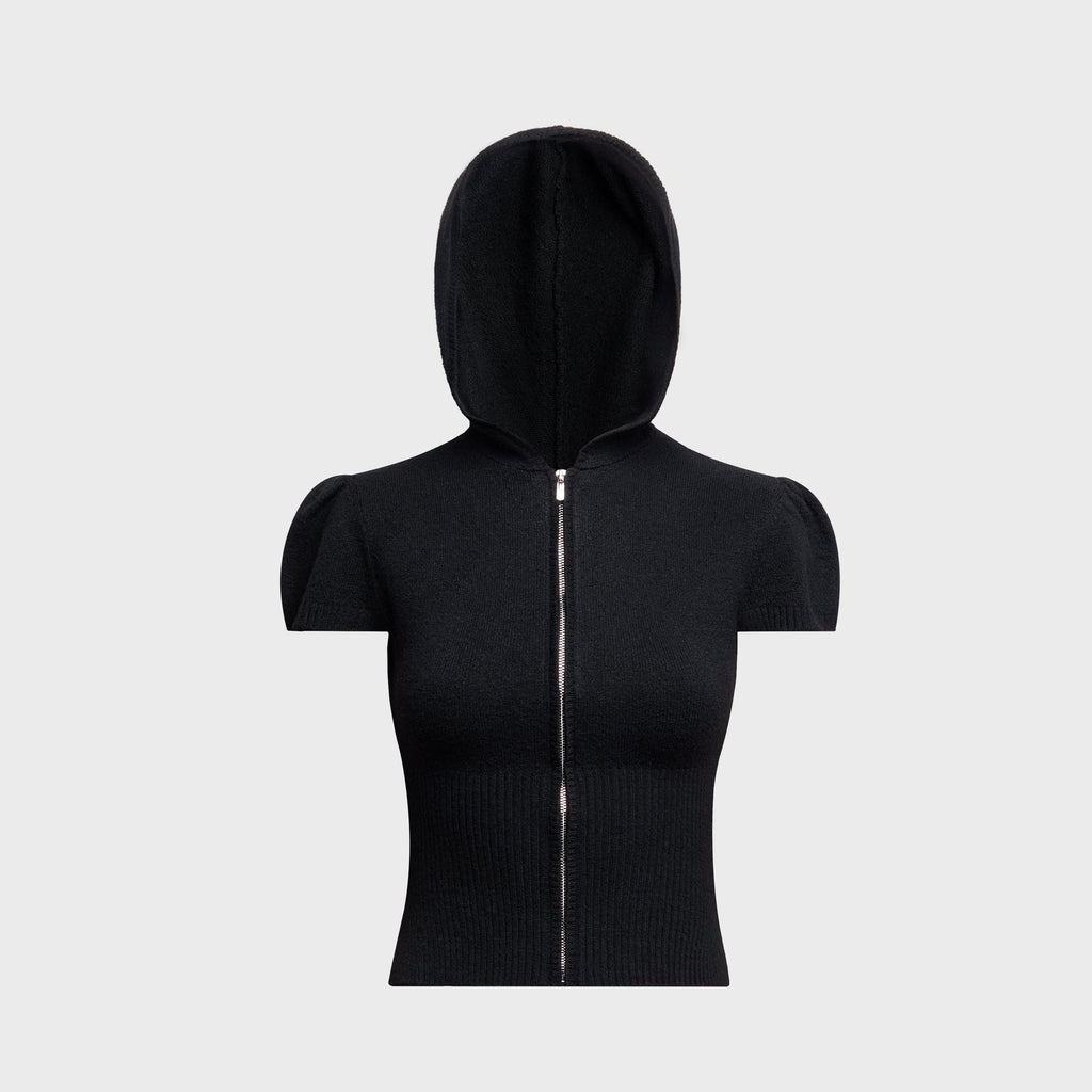 GUIZIO Bella Zip Up Hoodie - Black