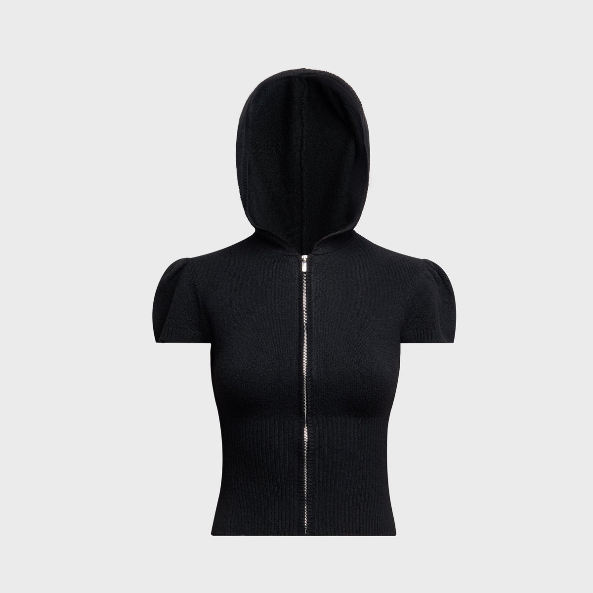 GUIZIO Bella Zip Up Hoodie - Black