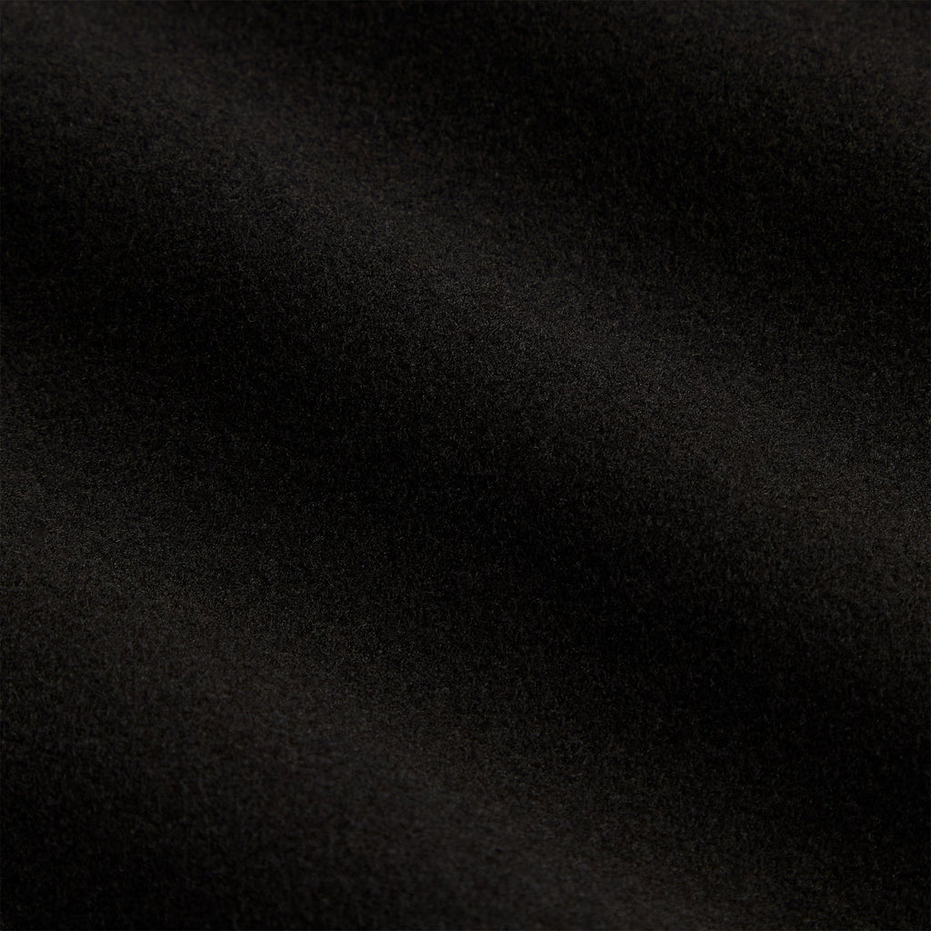 Kith Felted Jersey Lane Coaches Jacket - Black