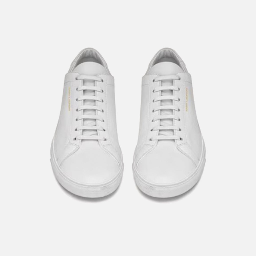 Saint Laurent Andy Low Top SL Sneaker - Optique White
