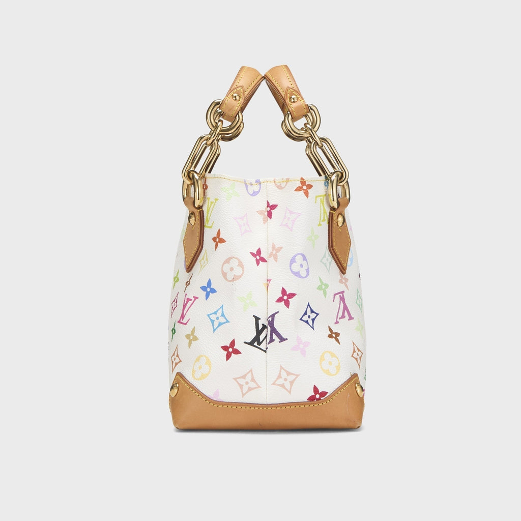 WGACA Louis Vuitton Monogram Multicolor Audra Bag - White