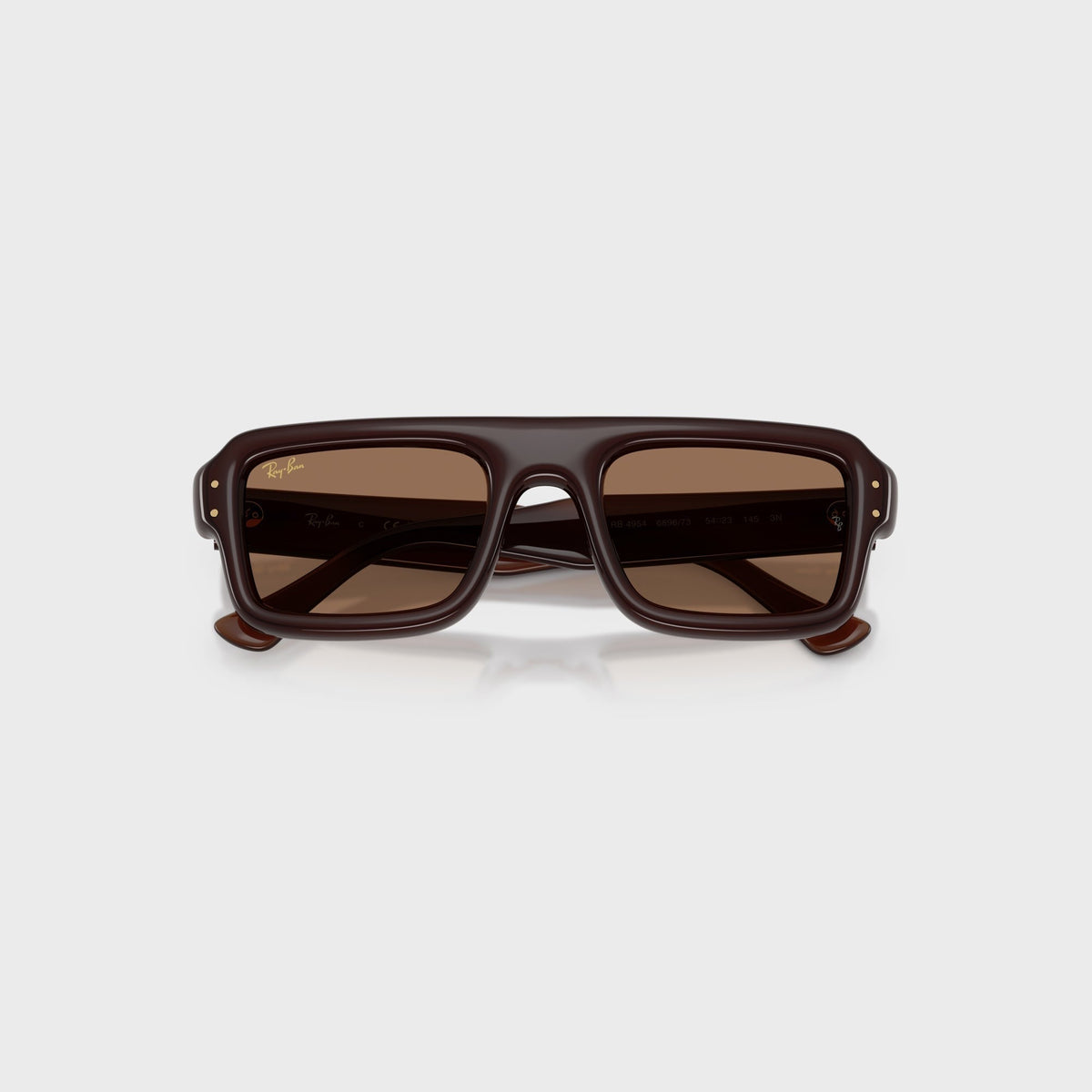 Ray-Ban x A$AP Rocky Flacko Puffer Sunglasses - Transparent Brown Frame / Brown Lens