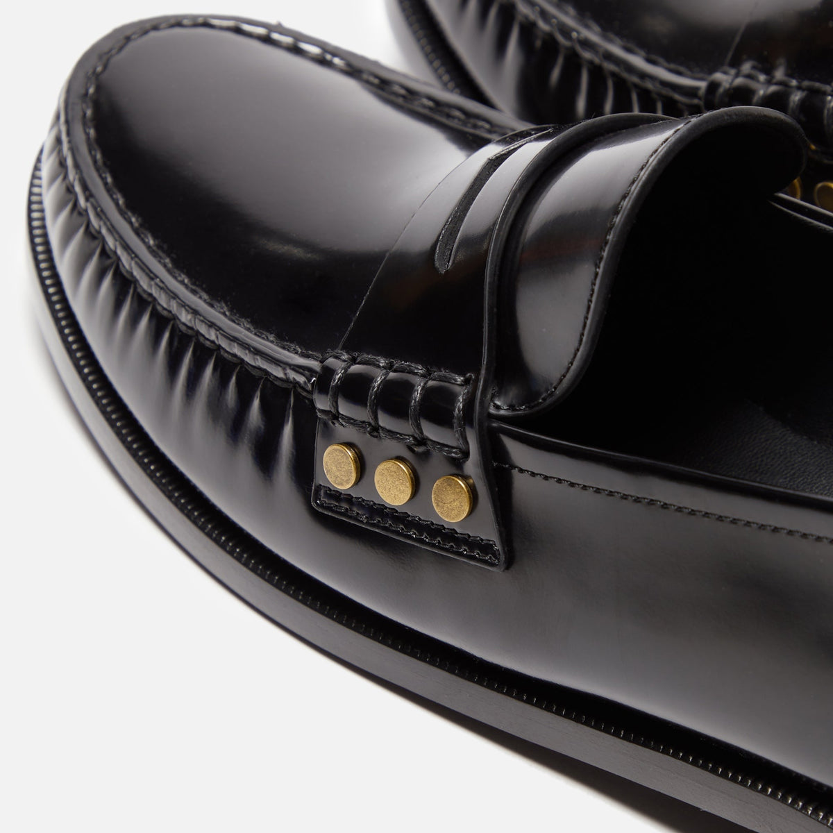 Saint Laurent Le Loafer 15 Plain Vamp Studs Master - Noir