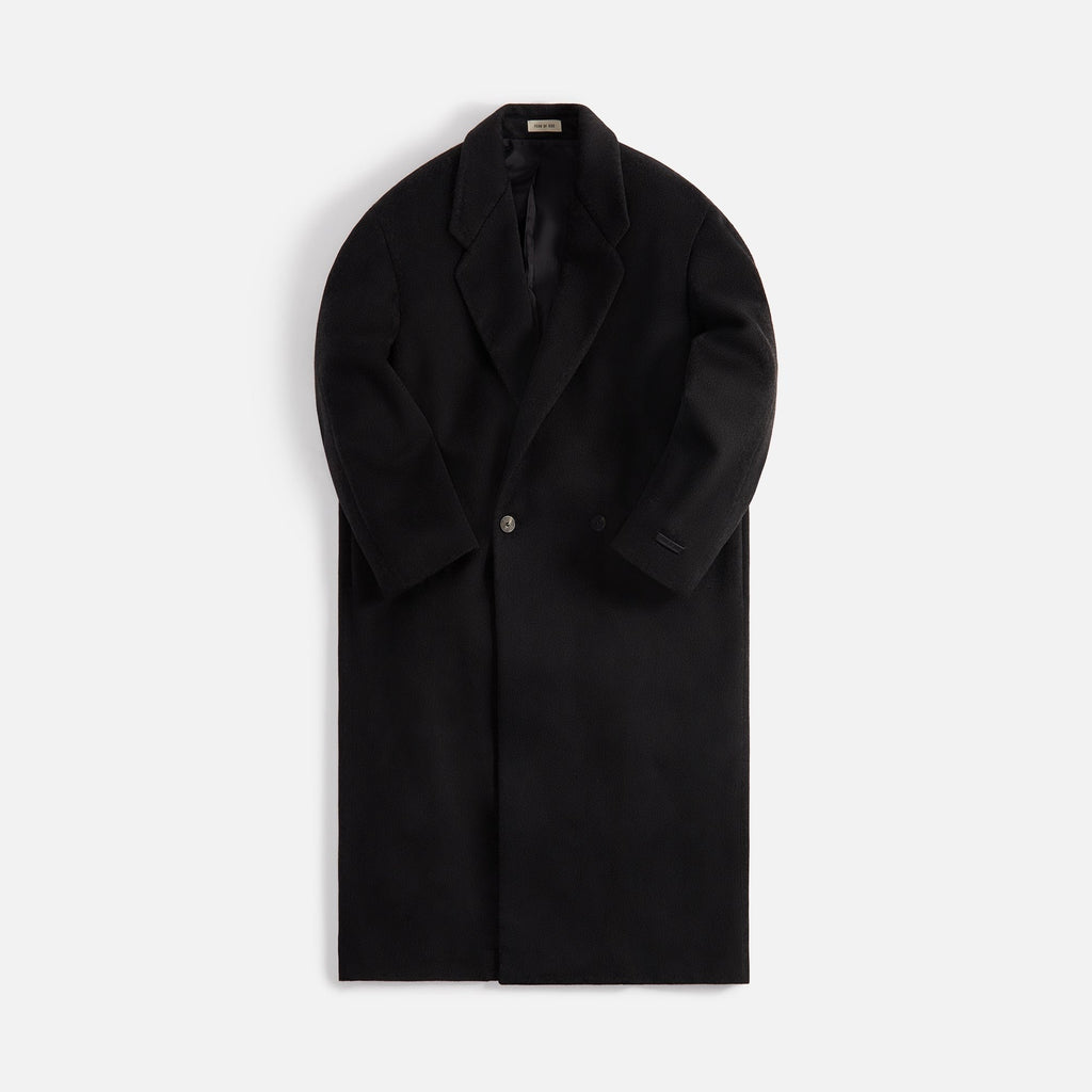 Fear of God Eternal Wool Overcoat - Black Heather
