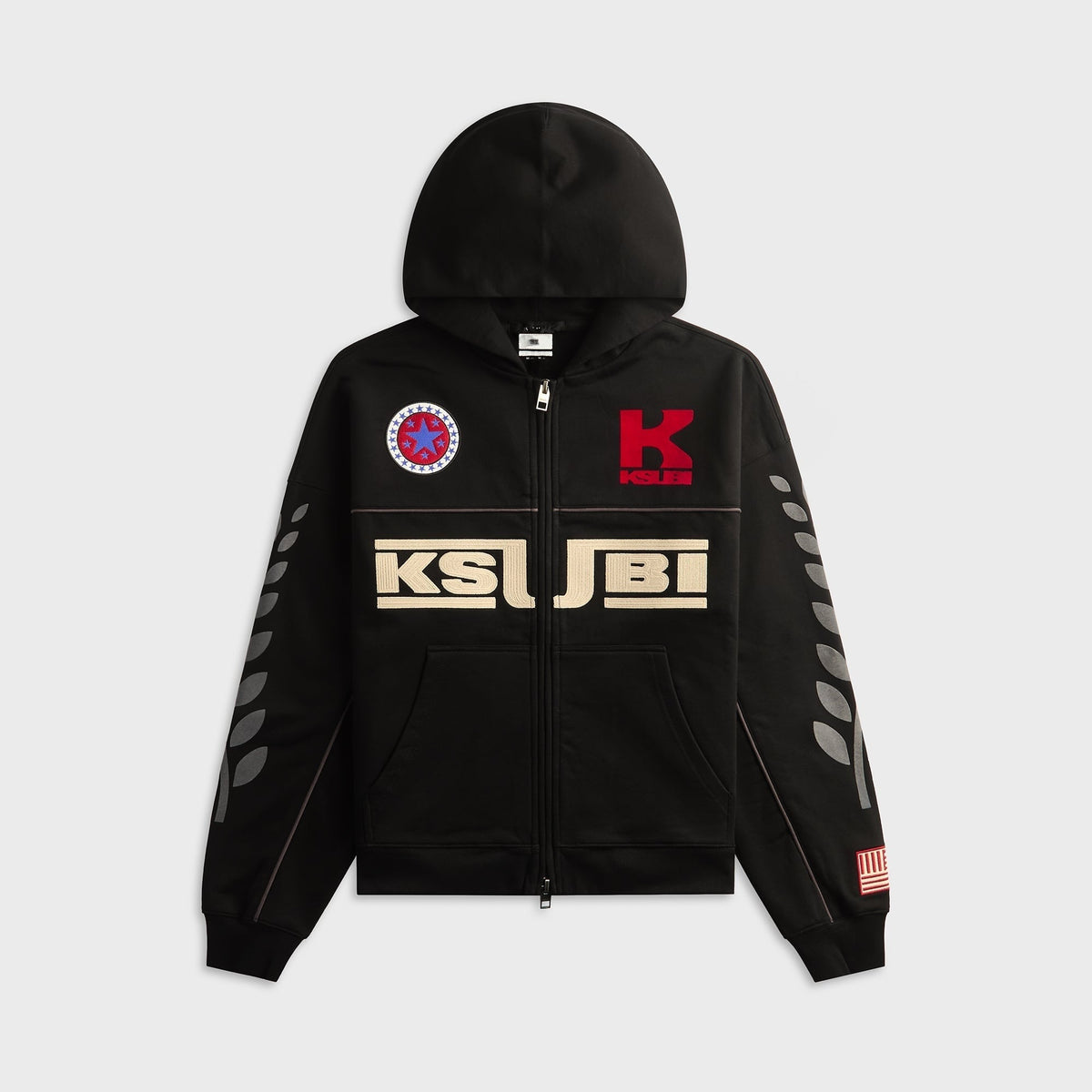 Ksubi Zoom Ekcess Zip Hoodie - Jet Black