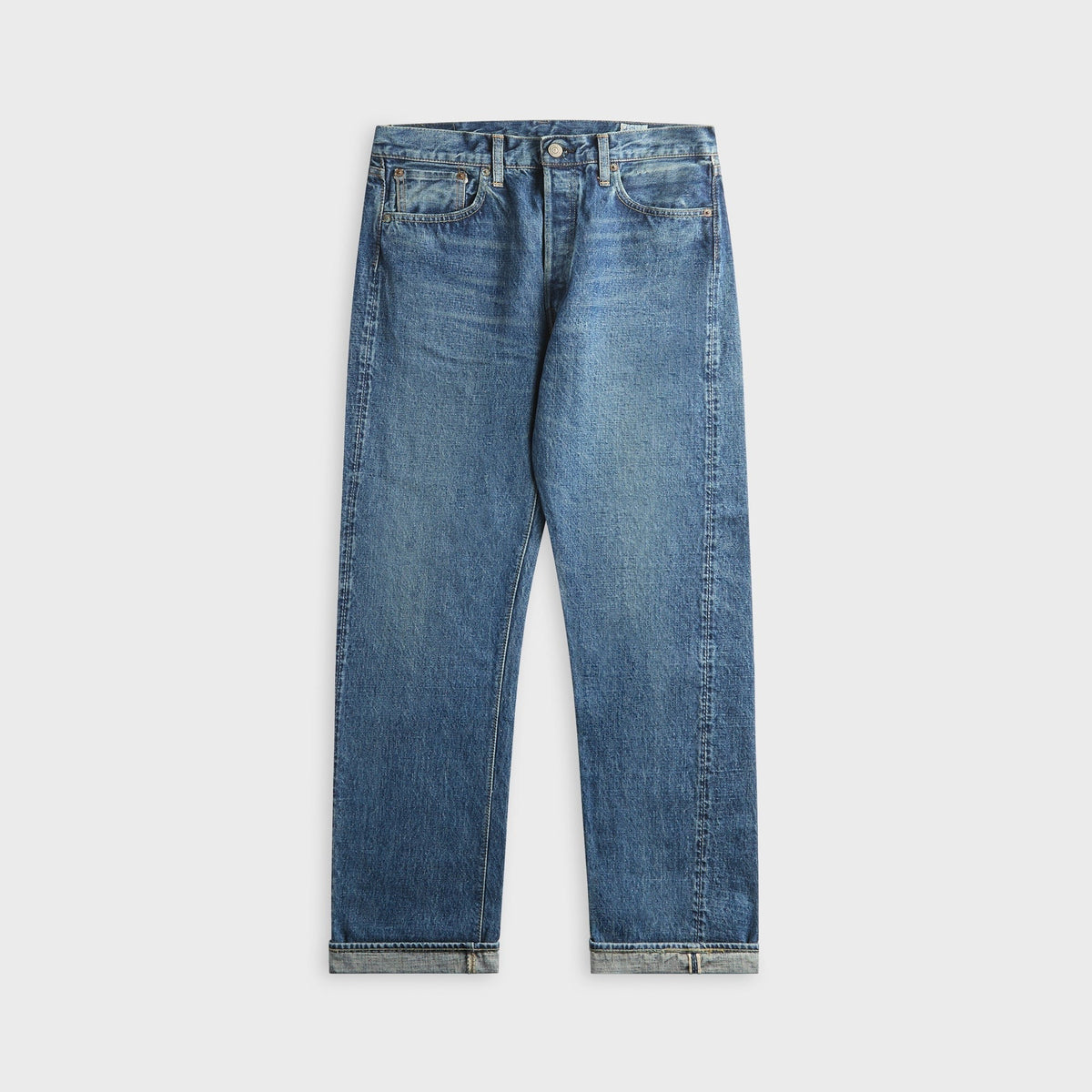 orSLOW 105 Standard Selvedge Denim 2 Year Wash Jeans - Indigo Blue