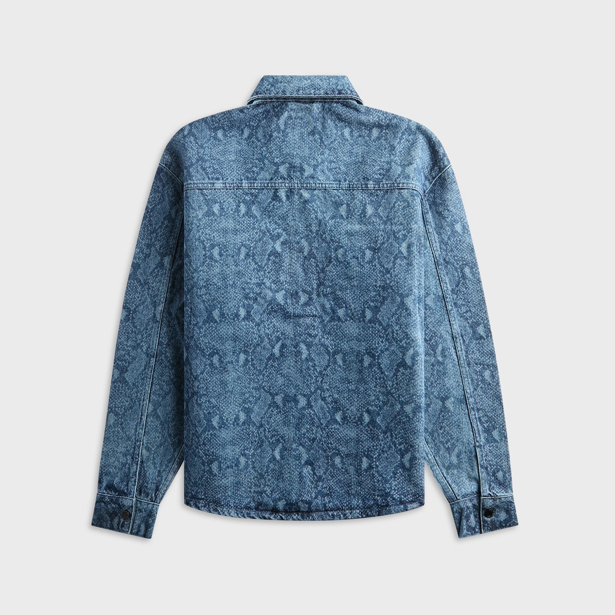Daily Paper Snake Laser Rahul Denim Shirt - Blue