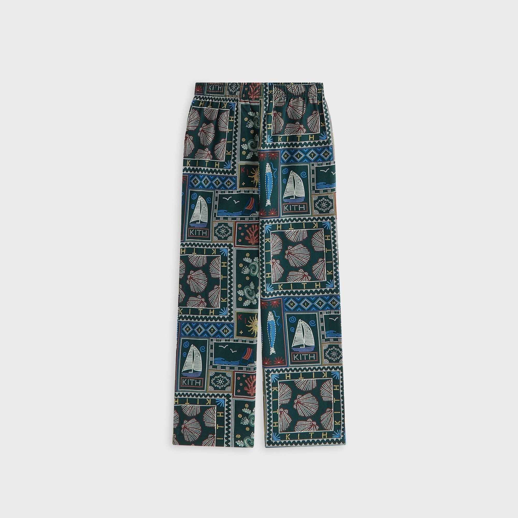 Kith Kids Beach Tile Wide Leg Pant - Stadium