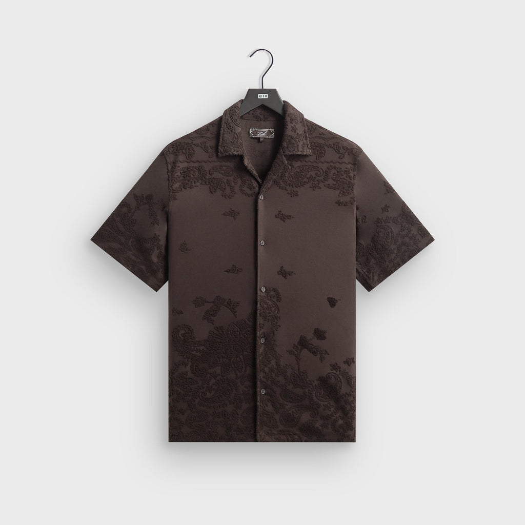 Kith Bandana Towel Terry Thompson Camp Collar Shirt - Kindling