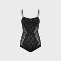 The Attico Bodysuit - Black Lace