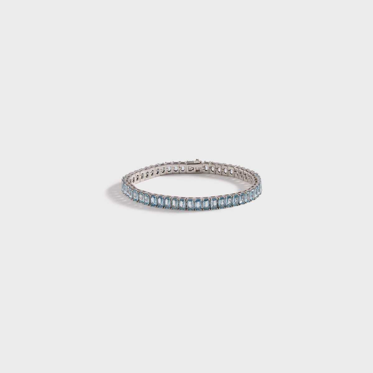 Hatton Labs Rectangular Tennis Bracelet - Topaz