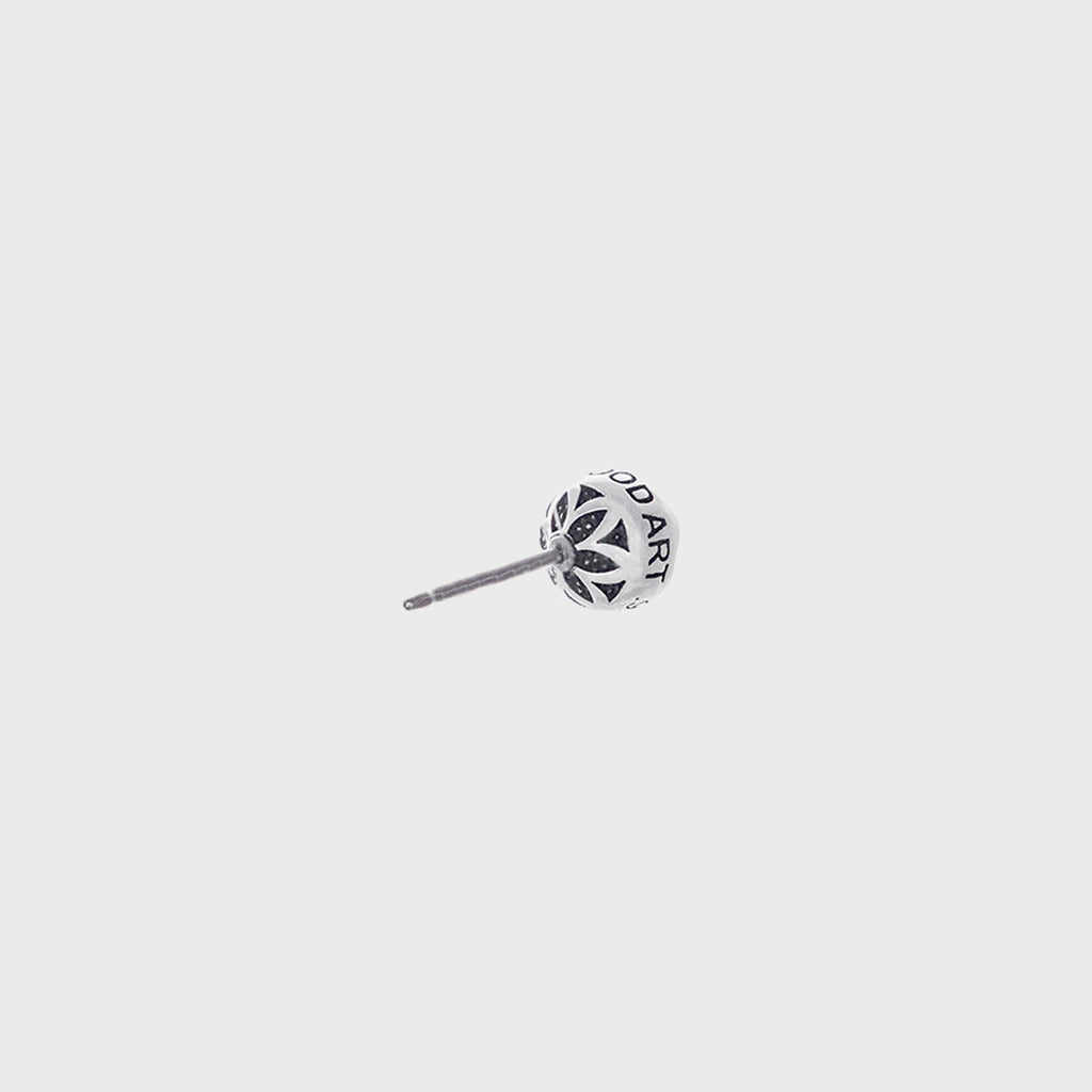 GOOD ART HLYWD Cutout Ball Stud Earring - Silver