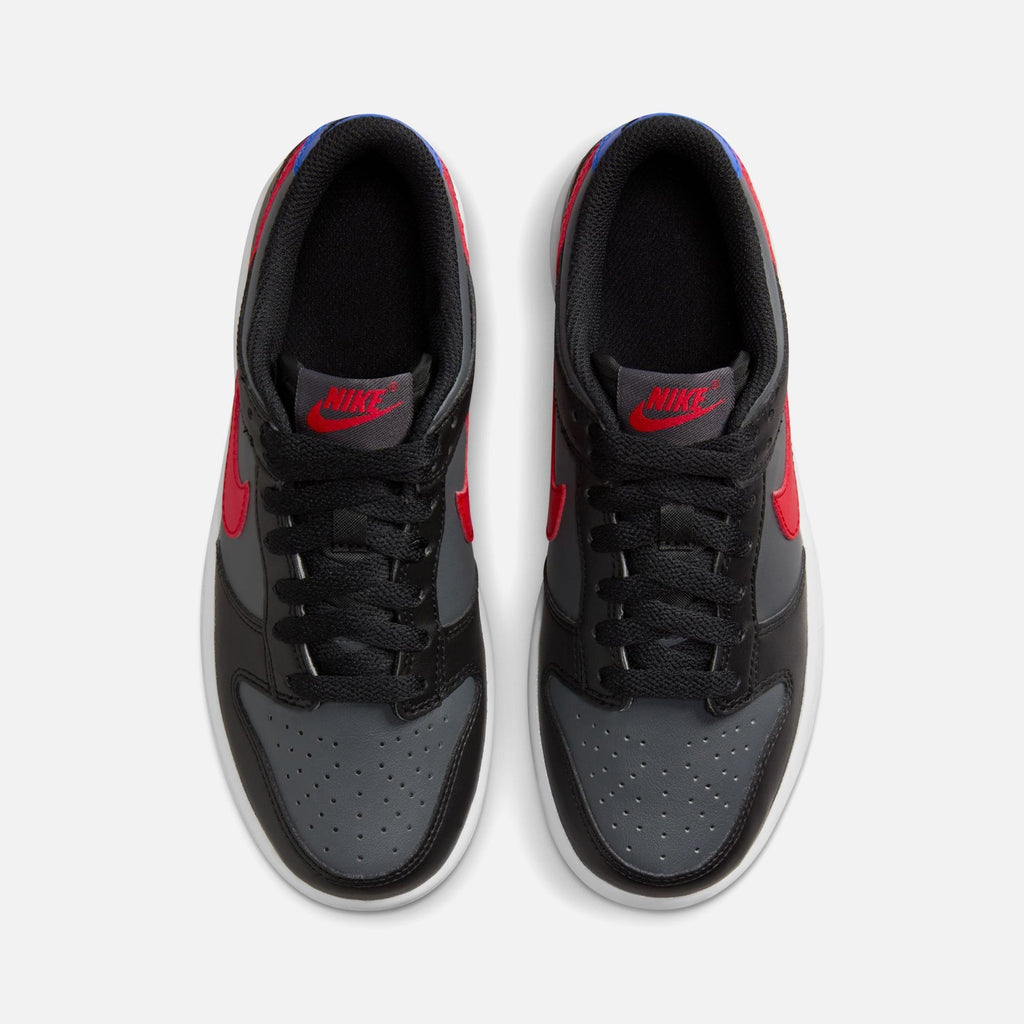 Nike GS Dunk Low - Black / University Red / White / Racer Blue