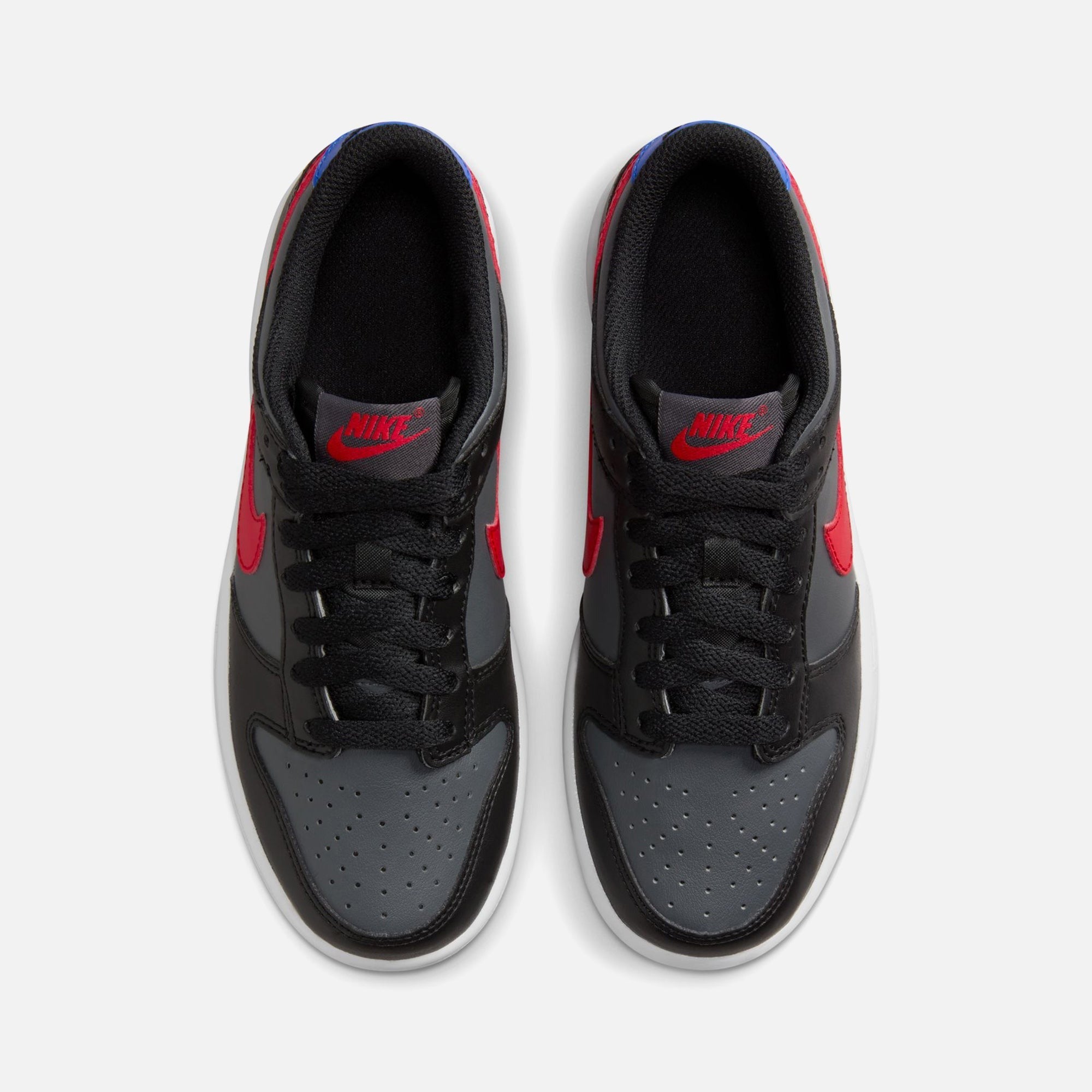 Nike GS Dunk Low - Black / University Red / White / Racer Blue
