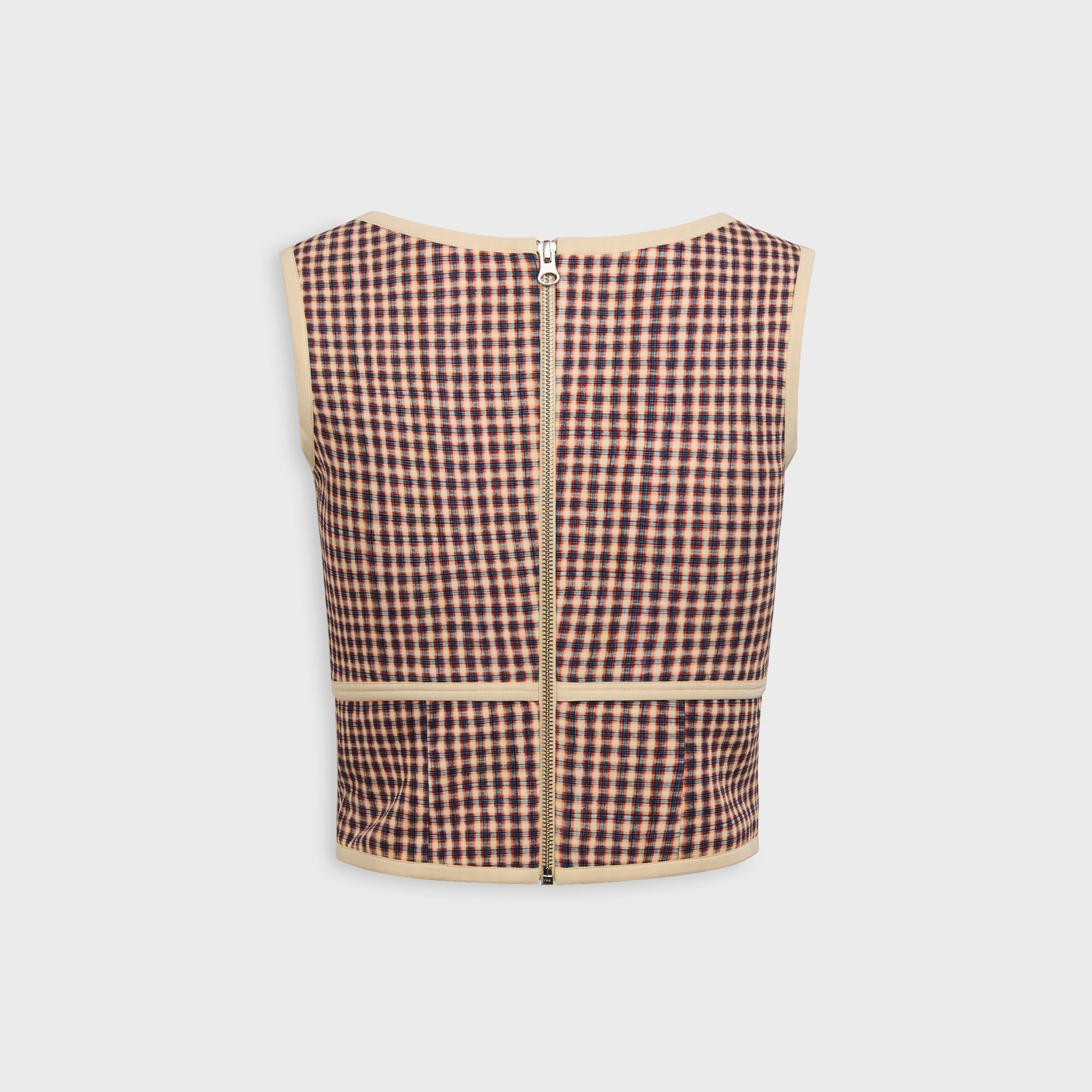 KNWLS Neo Bustier with Elastic Trim - Plaid