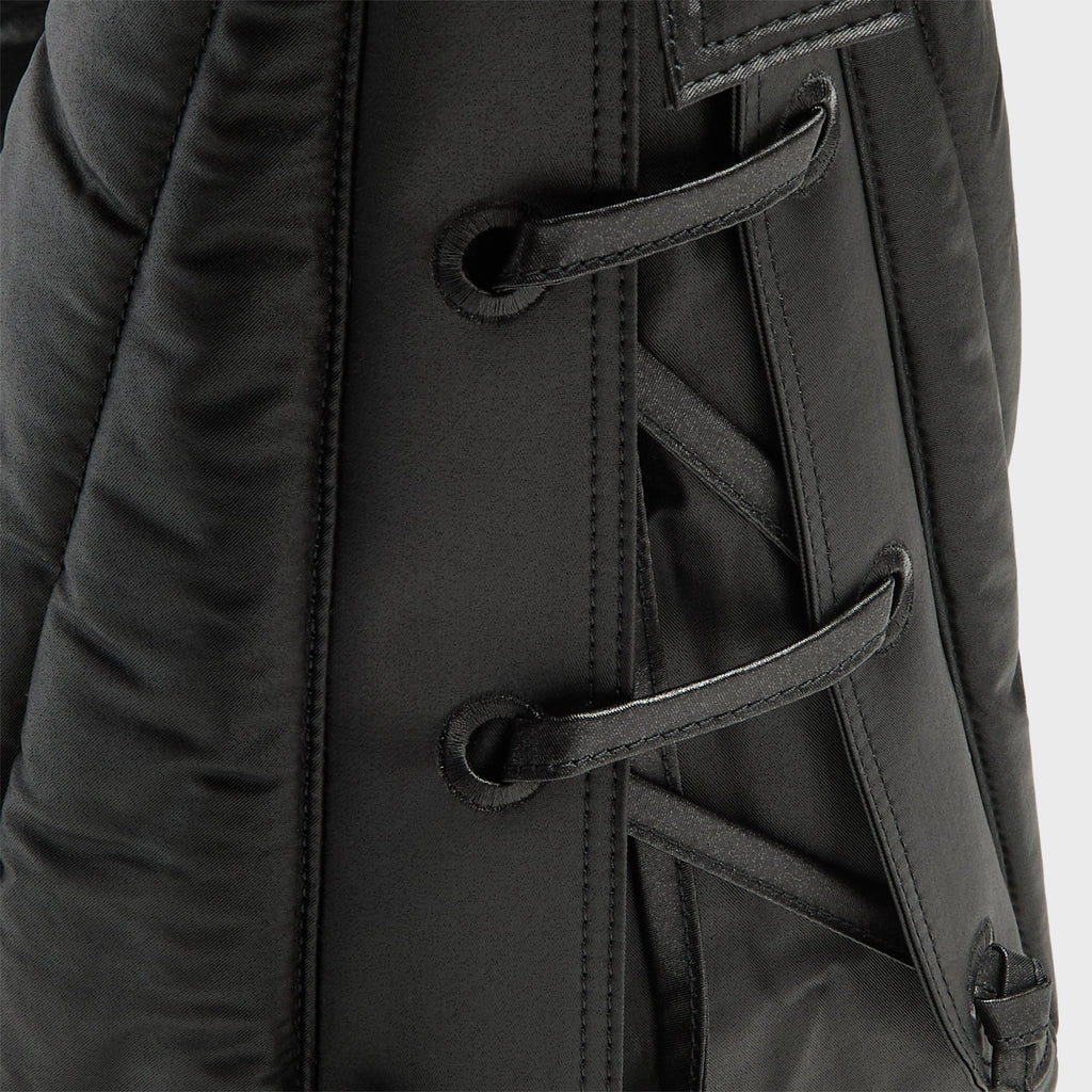 Lemaire Large Soft Game Bag - Ash Black