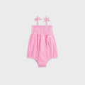 Kith Baby Gingham Tie Romper - Electra