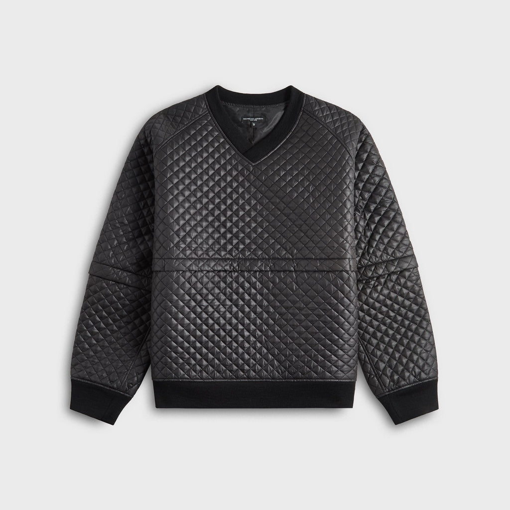 Engineered Garments Polyester Small Diamond Quilt Wind Pull - Black