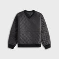 Engineered Garments Polyester Small Diamond Quilt Wind Pull - Black