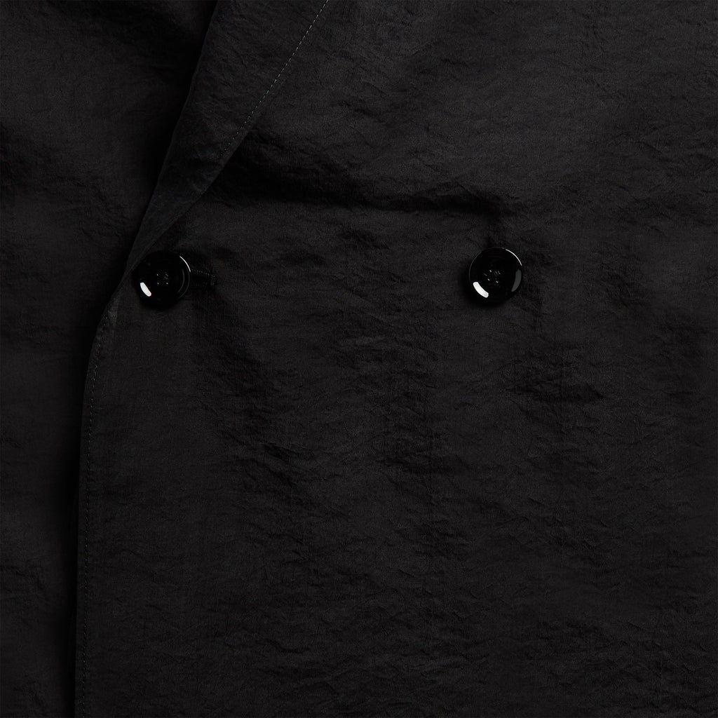 Lemaire Soft Tailoring Double Breasted Coat - Black
