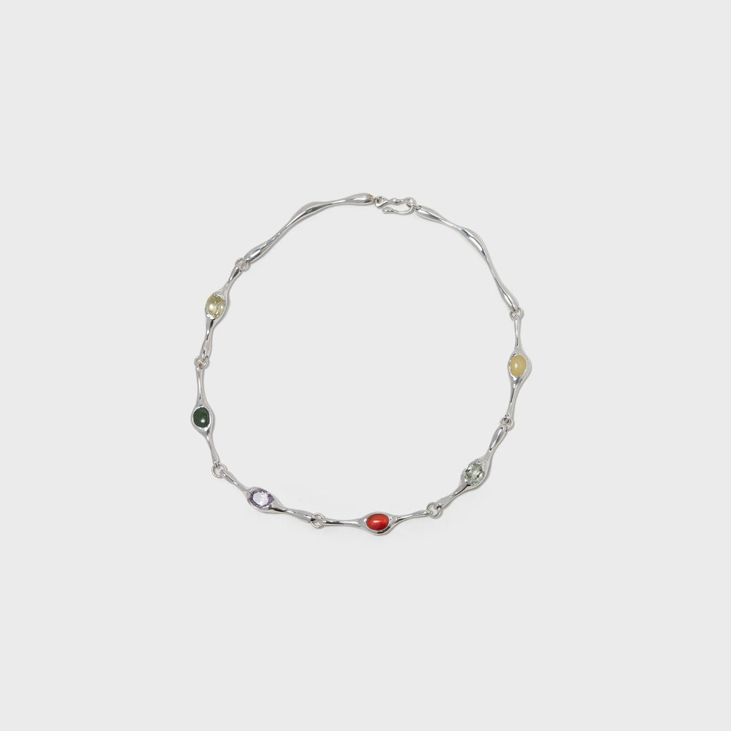 Faris Jelly Collar - Silver / Multi
