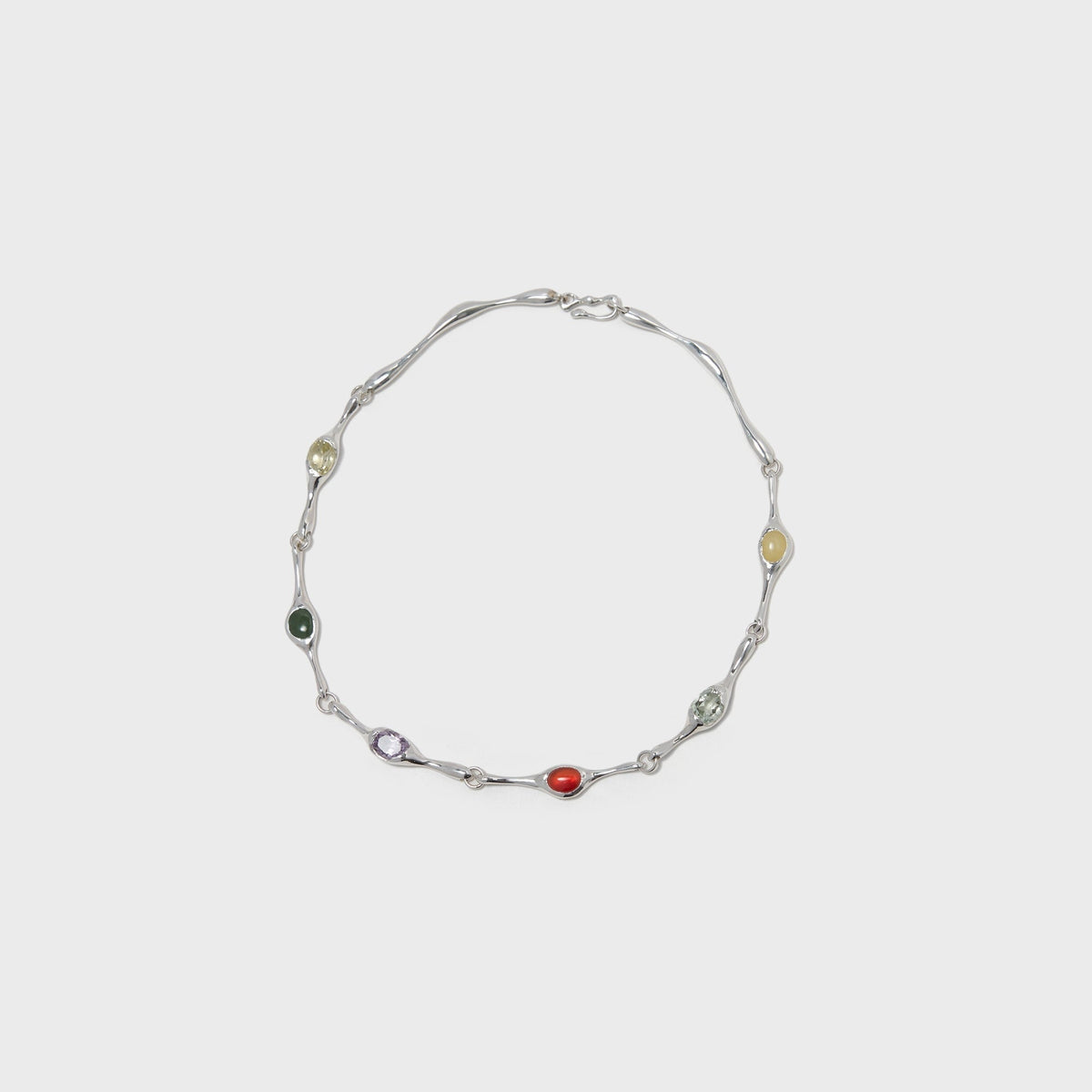 Faris Jelly Collar - Silver / Multi