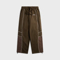 NAHMIAS Grid Warm Up Pant - Dark Brown / Multi
