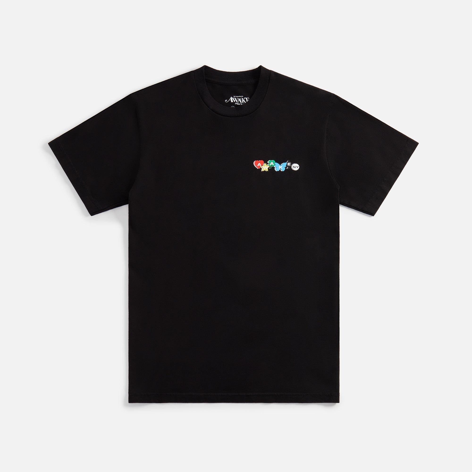 Awake NY Printed Charm Logo Tee - Black