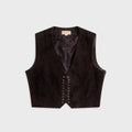 ZUT Galway Vest - Chocolate Brown