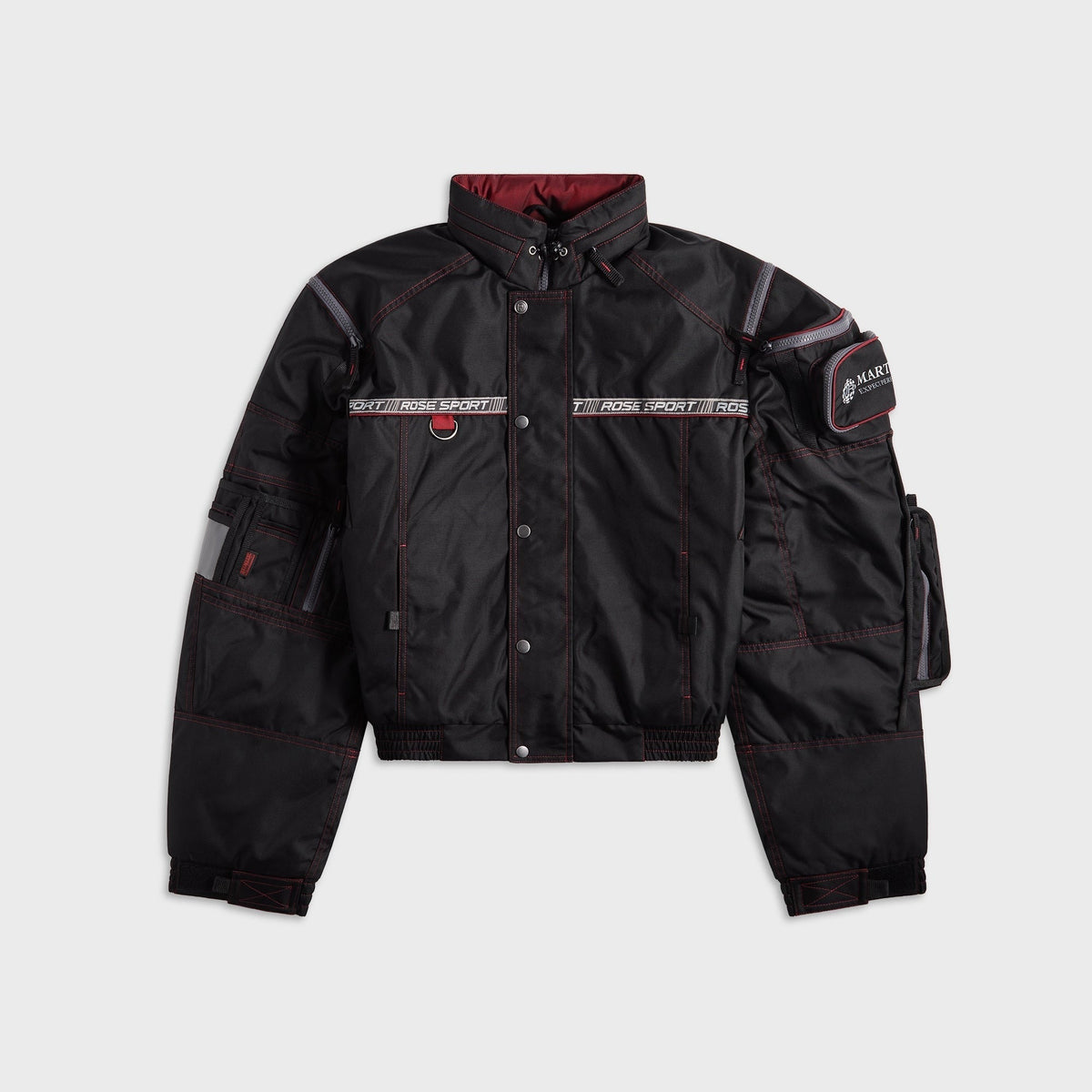 Martine Rose Bumbag Jacket - Black / Red