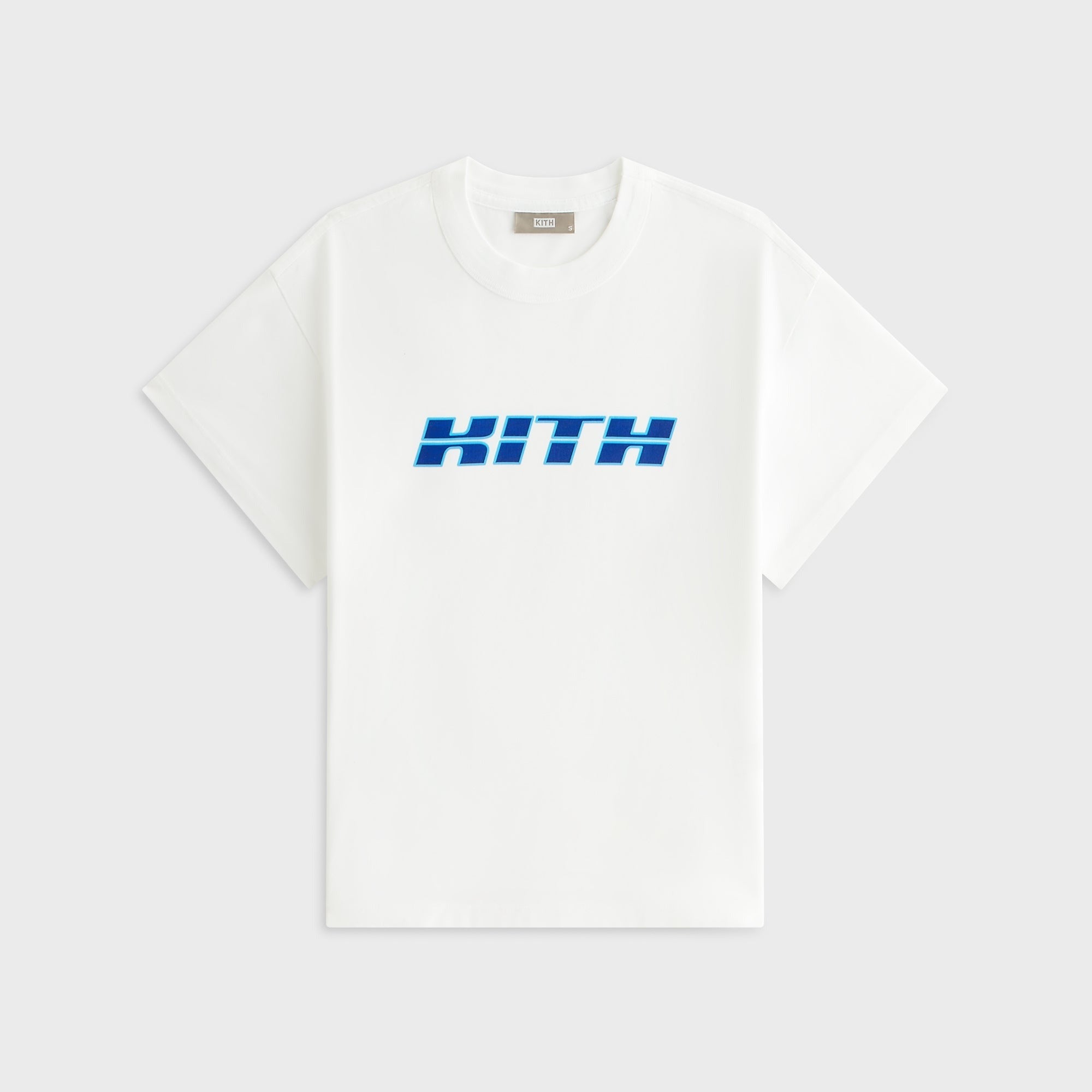 Kith Women Panel Logo Mulberry Vintage Tee - White