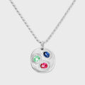 Bleue Burnham Oval Chloropast Pendant - Multi