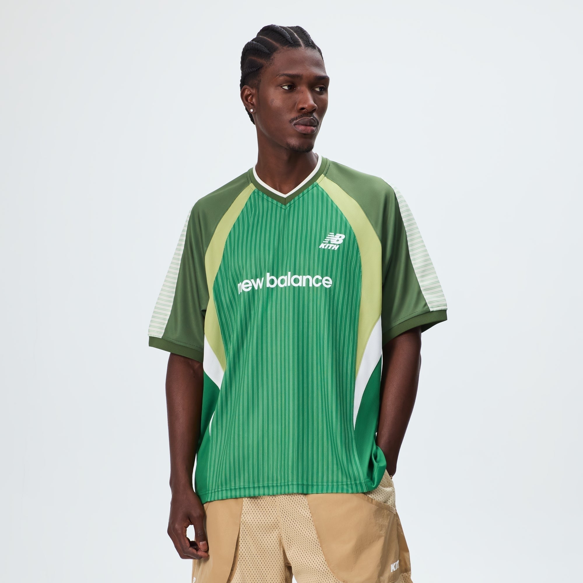 Kith & New Balance Mesh Chase Jersey - Spring Juniper