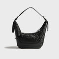 Lemaire Large Soft Game Bag - Ash Black