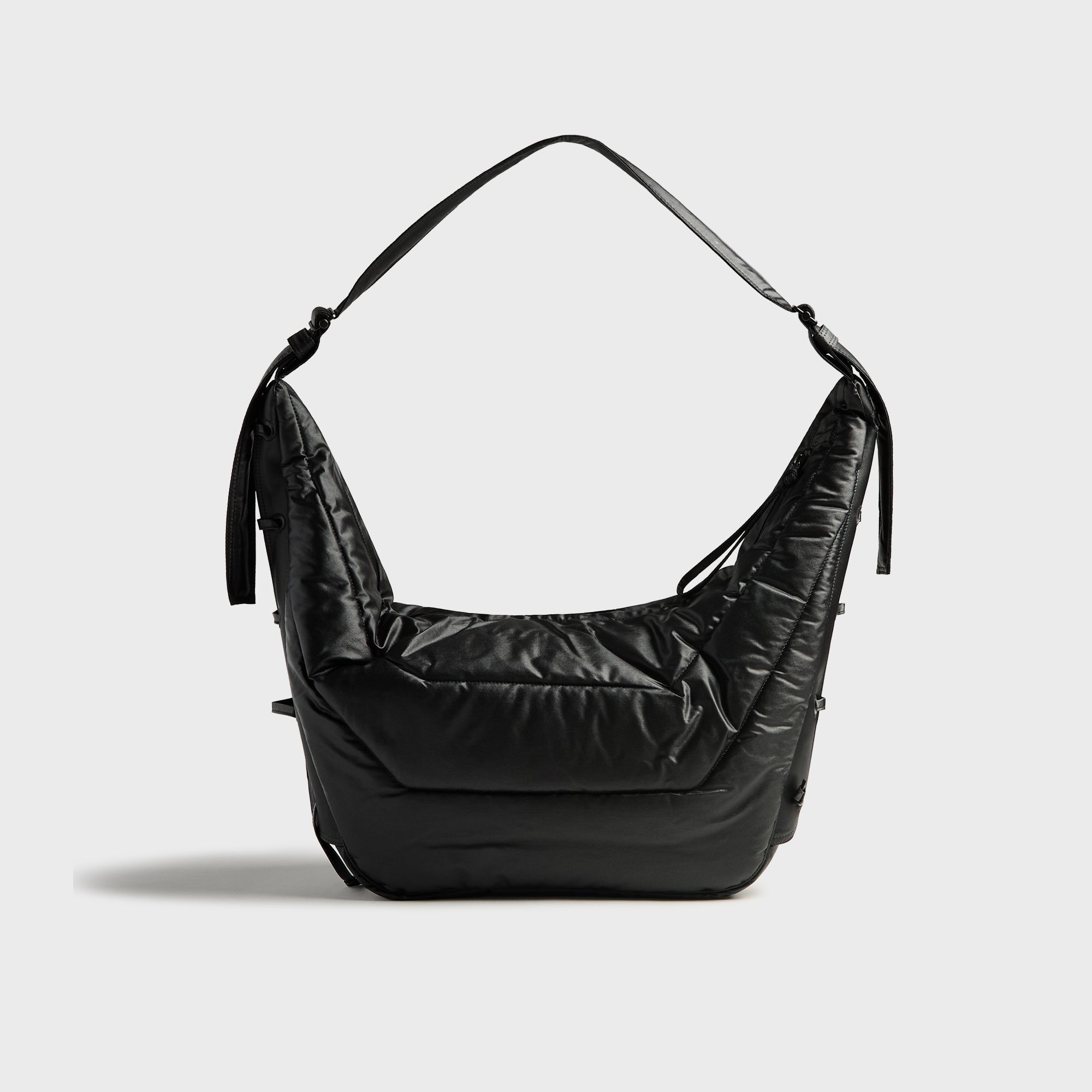 Lemaire Large Soft Game Bag - Ash Black