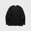 ATON Dry Cotton Jersey Standard Long Sleeve Tee - Black