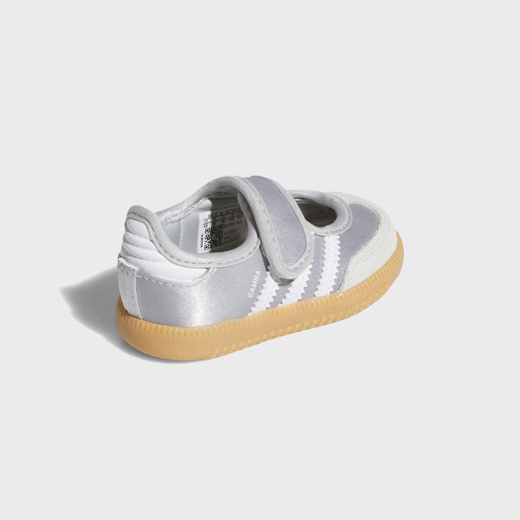 adidas TD Samba Jane - Silver Metallic / Cloud White / Gum