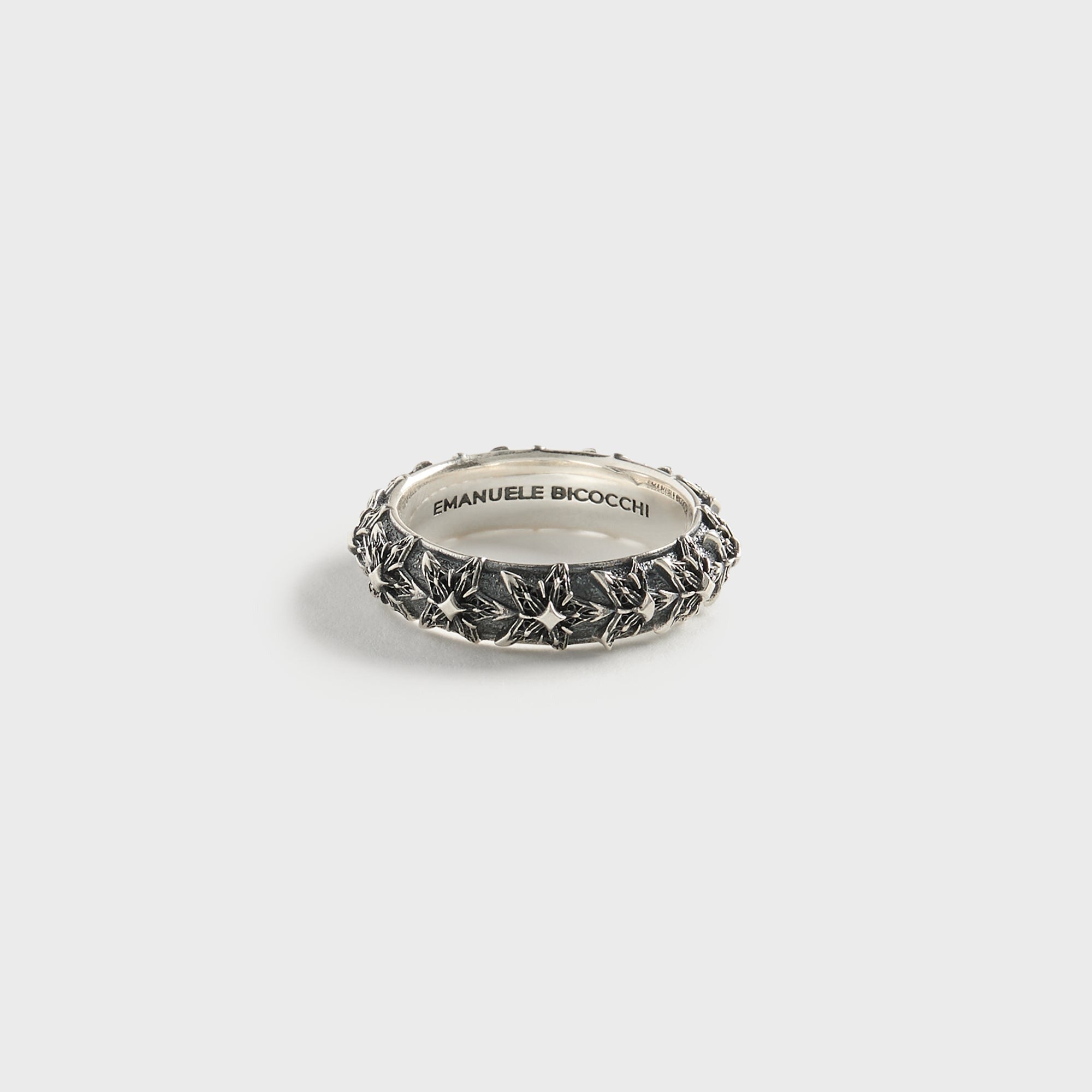 Emanuele Bicocchi Stella Band Ring - Silver