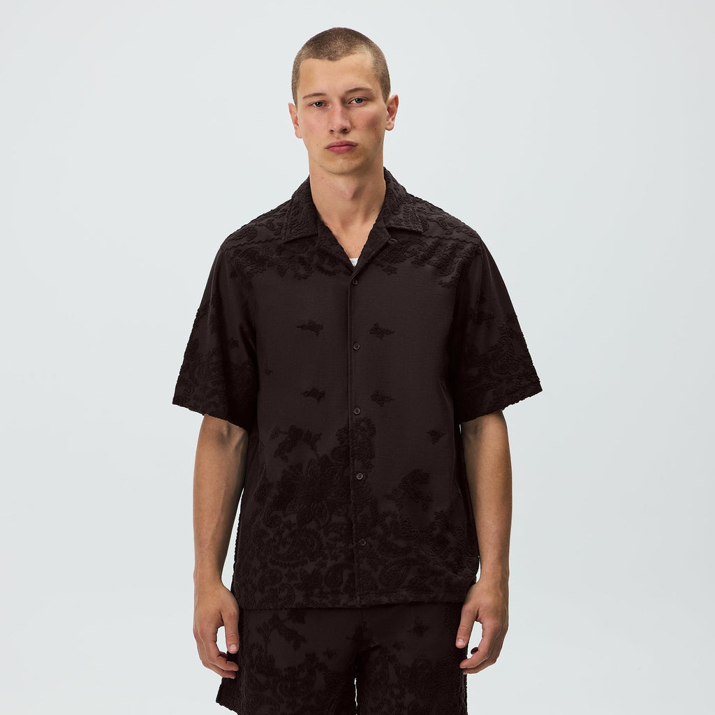 Kith Bandana Towel Terry Thompson Camp Collar Shirt - Kindling