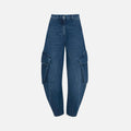 JW Anderson Twisted Cargo Jeans - Blue