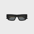 Bottega Veneta Dash Rectangular Sunglasses - Black / Grey