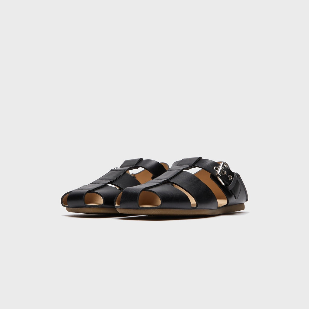 Lemaire Fisherman Slip-On Sandals - Black