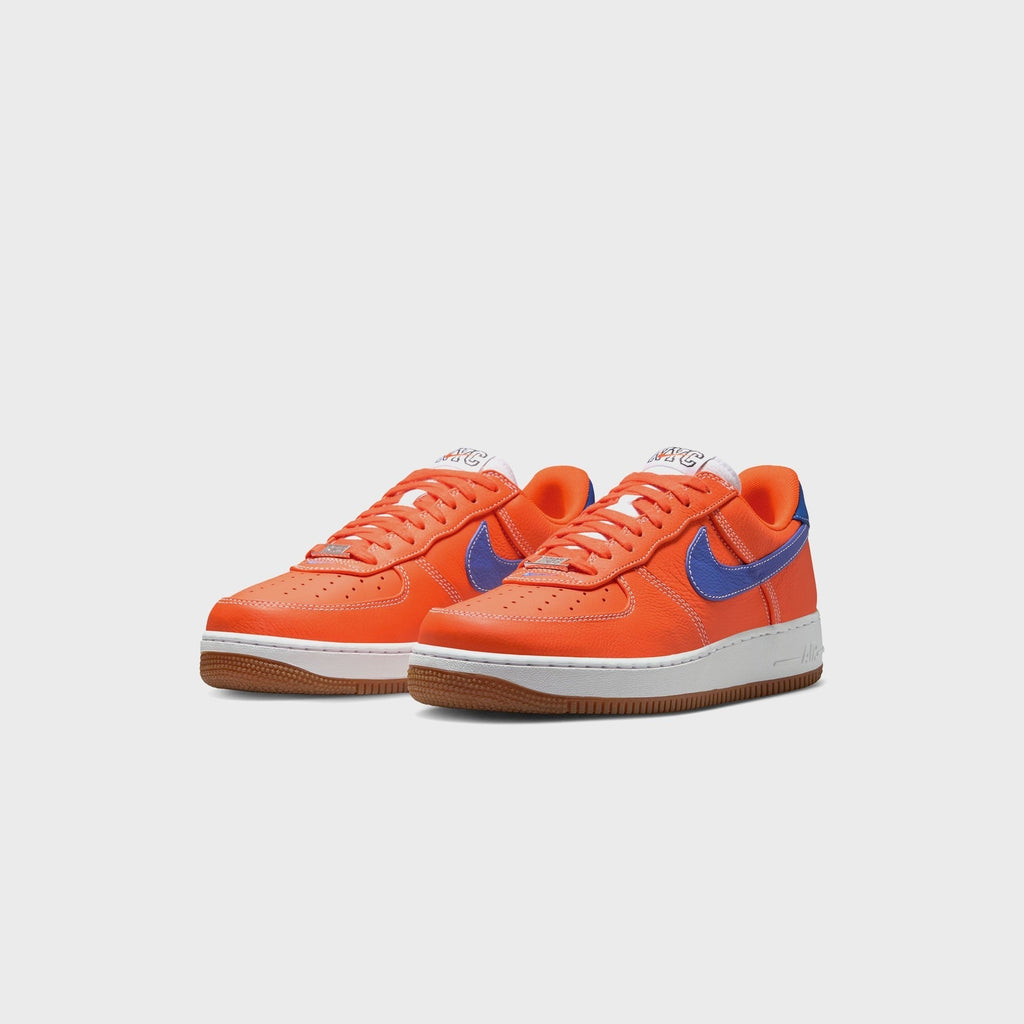 Nike Air Force 1 Low Retro Premium - Safety Orange / Rush Blue / White