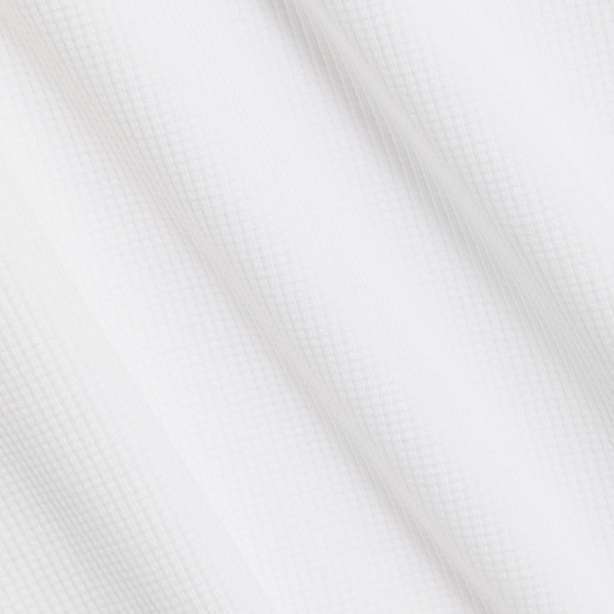 Kith Micro Waffle Long Sleeve Colby Pullover - White