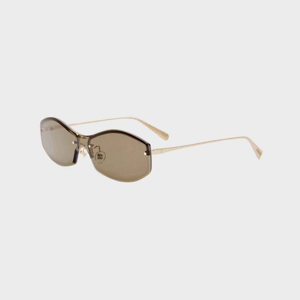 Jacquemus Miami Frames - Light Gold / Brown