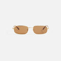 Gucci XL Metal Sunglass - Brown / Gold