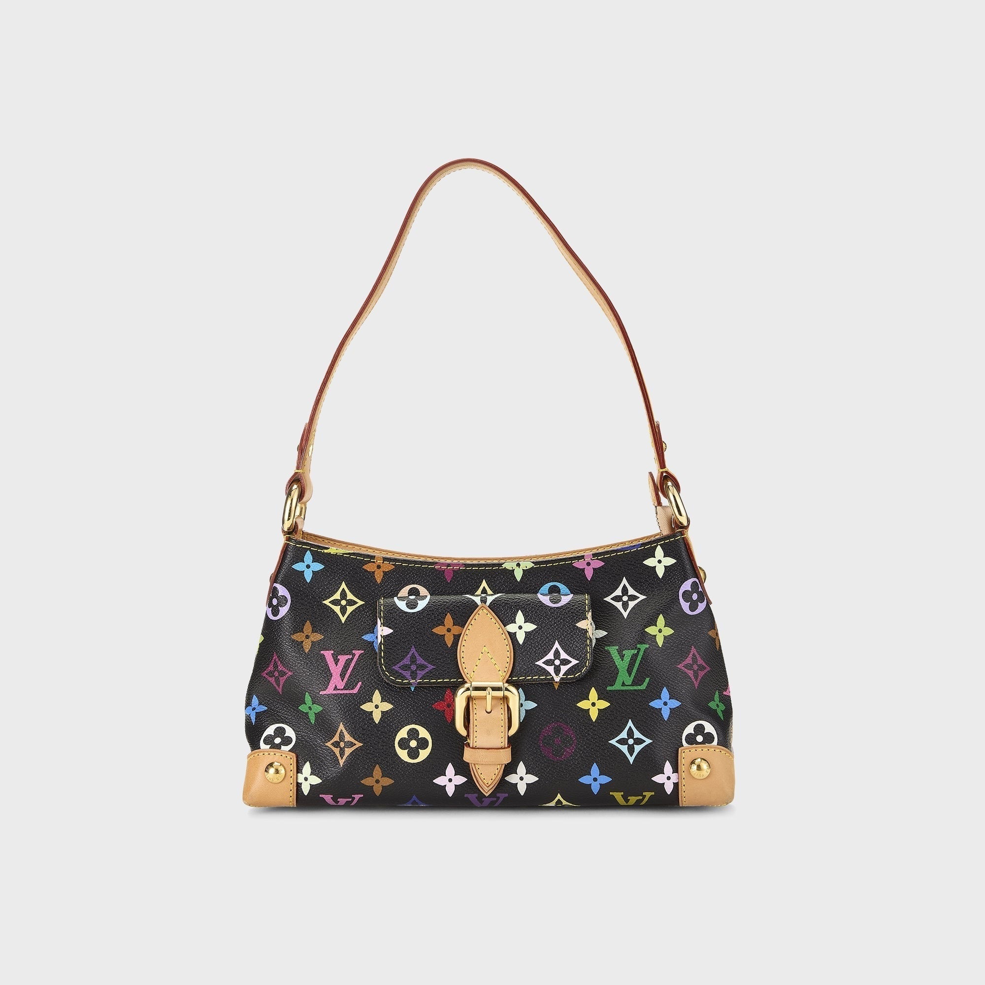WGACA Louis Vuitton Monogram Multicolore Eliza Shoulder Bag - Black