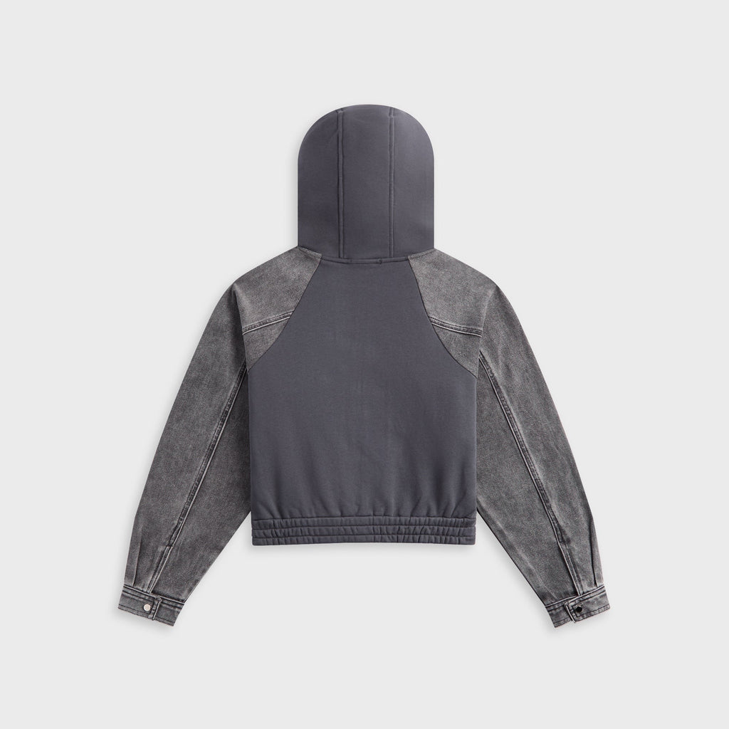Peachy Den Mercy Track Jacket - Grey Marl