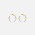 Saint Laurent Creoles Fils Degrades Hoops - Yellow Gold