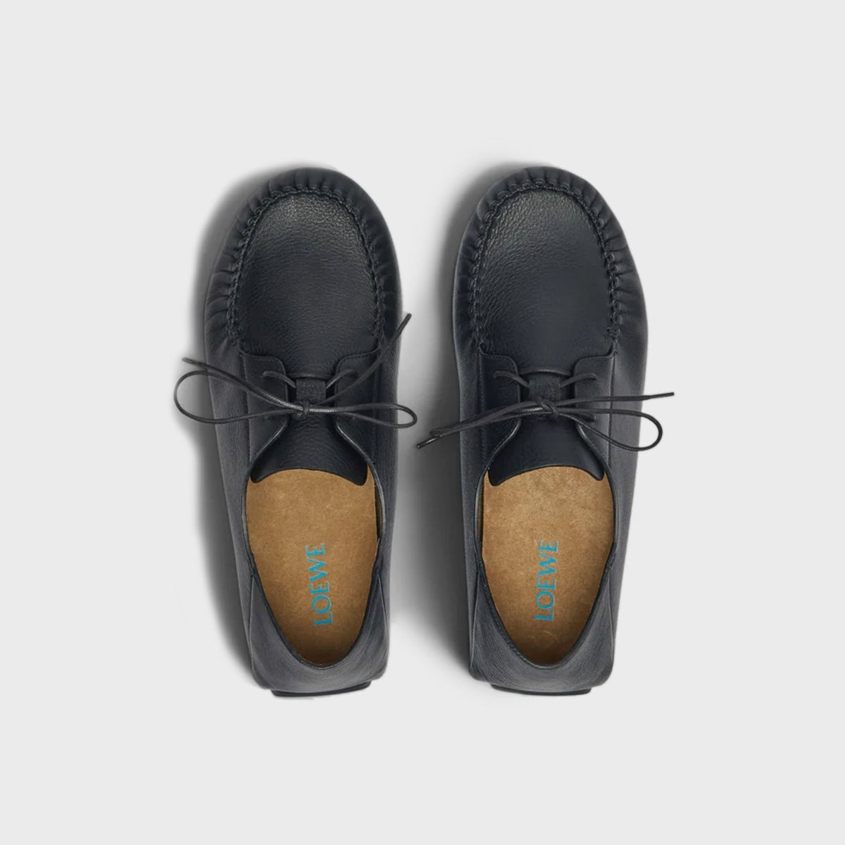Loewe Rambla Boat Shoe - Black